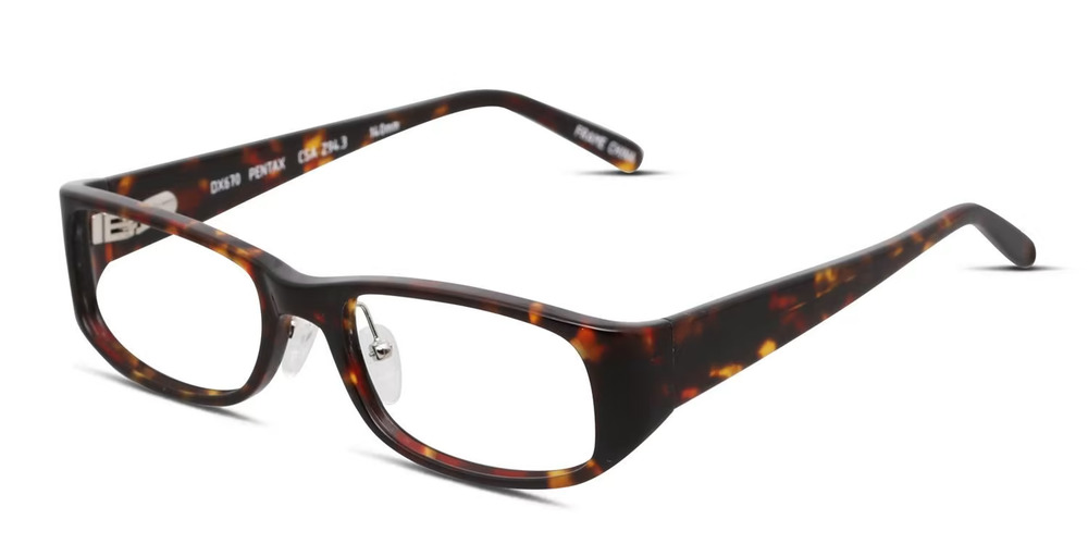 PENTAX DX670 TORTOISE Z87-2+ Z94.3 SAFETY EYEGLASSES FRAMES 53-19